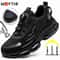 Mens Rotating Button Safety Shoes AntiSmash And AntiPuncture Protective Boots 1