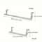 Stainless Steel OverDoor Towel Rack NoDrill Hanging Bar For Bathroom And Kitchen 8
