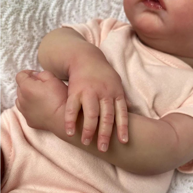 NPK 18 Inch Reborn Baby Doll With Meadow Soft Body And 3D Veined Skin Handmade Collectible Art Dol 2
