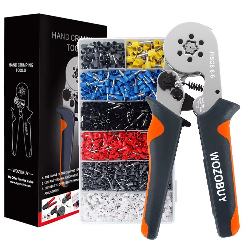 HSC8 Mini Ferrule Crimping Tool Pliers For Electrical Wire Terminals AWG 237 AWG 2310 13