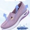 Womens Solid Color Breathable LowTop Summer Casual Sneakers 1
