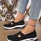 Womens Solid Color Breathable LowTop Summer Casual Sneakers 2