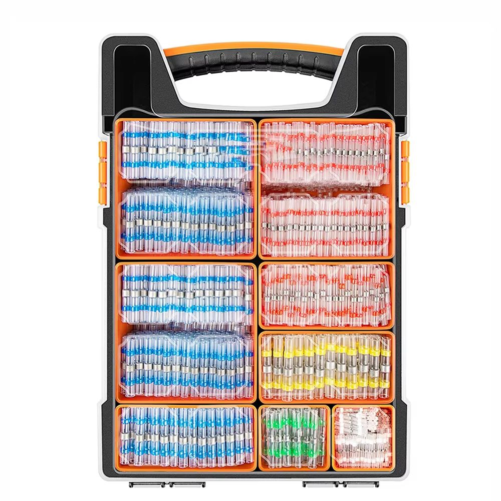 WOZOBUY Waterproof HeatShrink Wire Connectors SST21 AWG 2218 SolderSeal Butt Splice Terminals 0