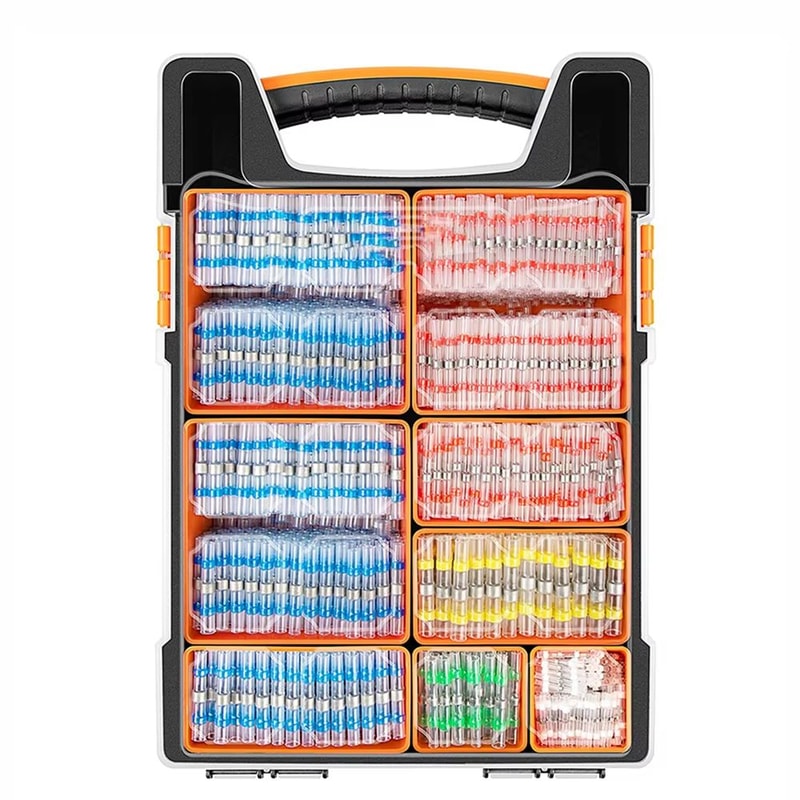 WOZOBUY Waterproof HeatShrink Wire Connectors SST21 AWG 2218 SolderSeal Butt Splice Terminals 0