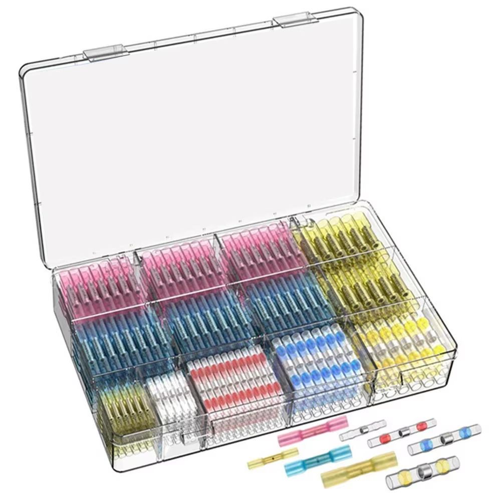 WOZOBUY Waterproof HeatShrink Wire Connectors SST21 AWG 2218 SolderSeal Butt Splice Terminals 12