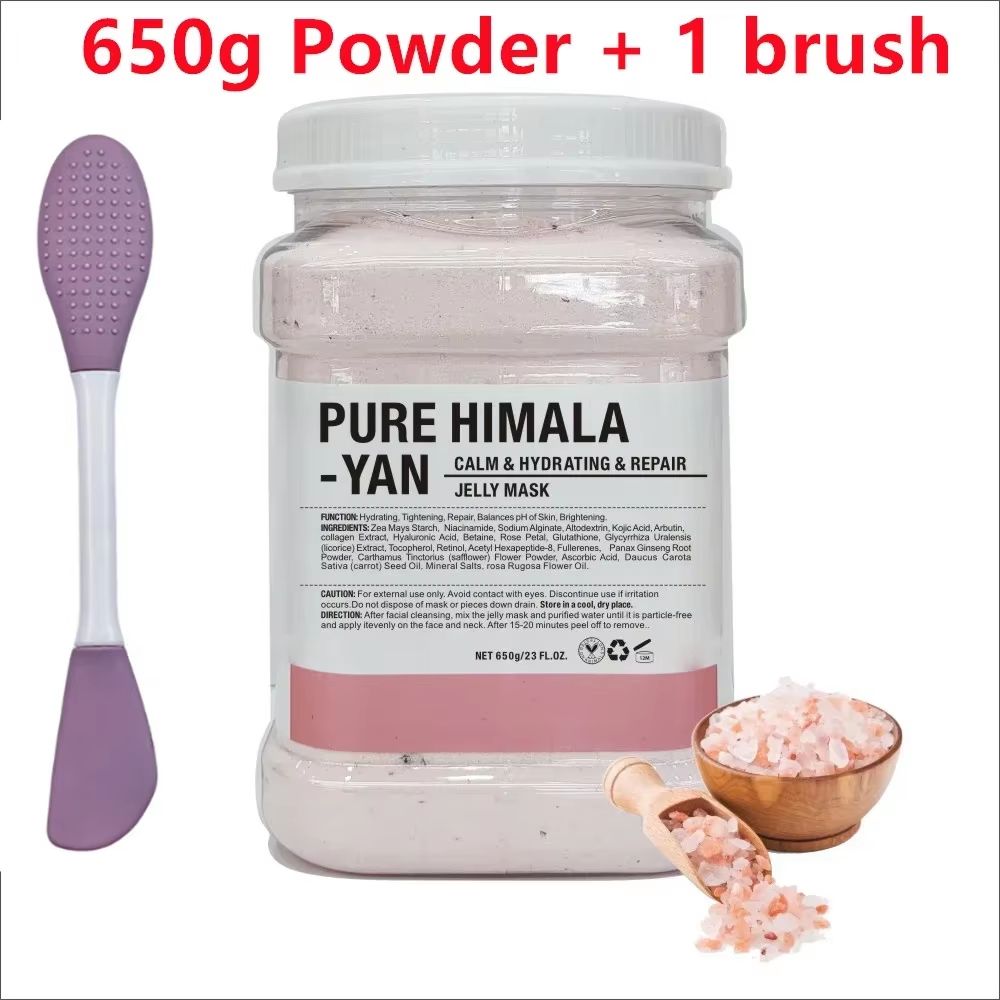 650g Chamomile Hyaluronic Acid Facial Moisturizing Jelly Mask Powder With Silicone Brush 26