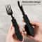 ThreeinOne Camping MultiTool Folding Knife Spoon Fork With Bottle Opener 2