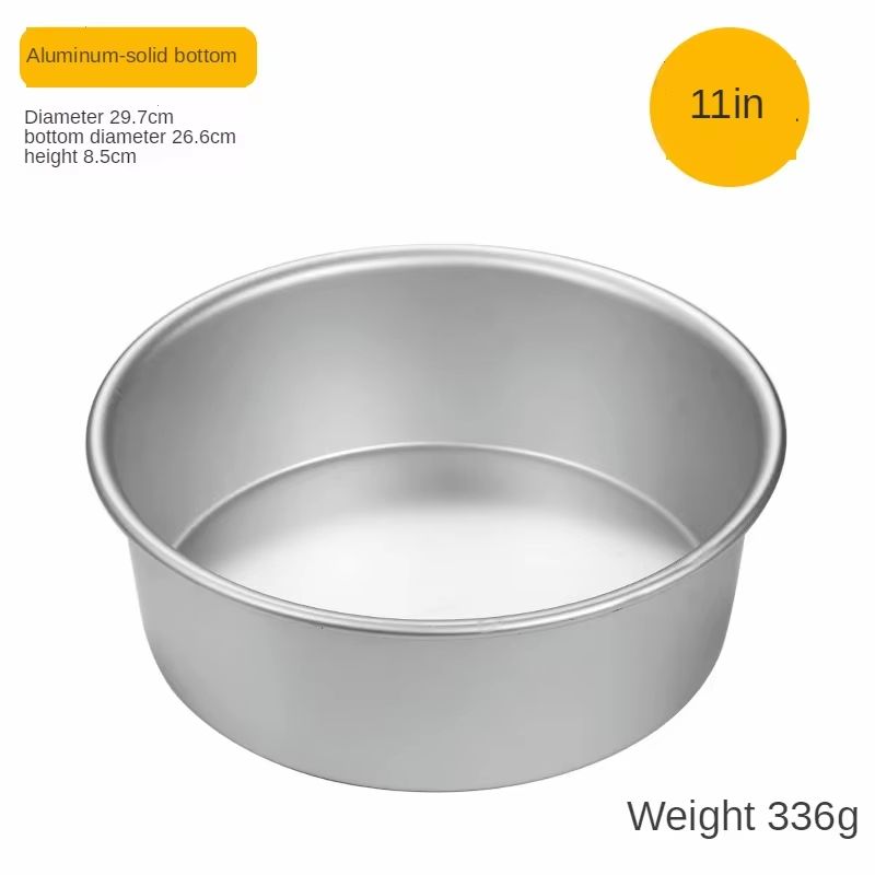 Aluminum Round Cake Pan Set 412in Solid Bottom Chiffon And Layer Cake Bakeware 13
