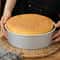 Aluminum Round Cake Pan Set 412in Solid Bottom Chiffon And Layer Cake Bakeware 1