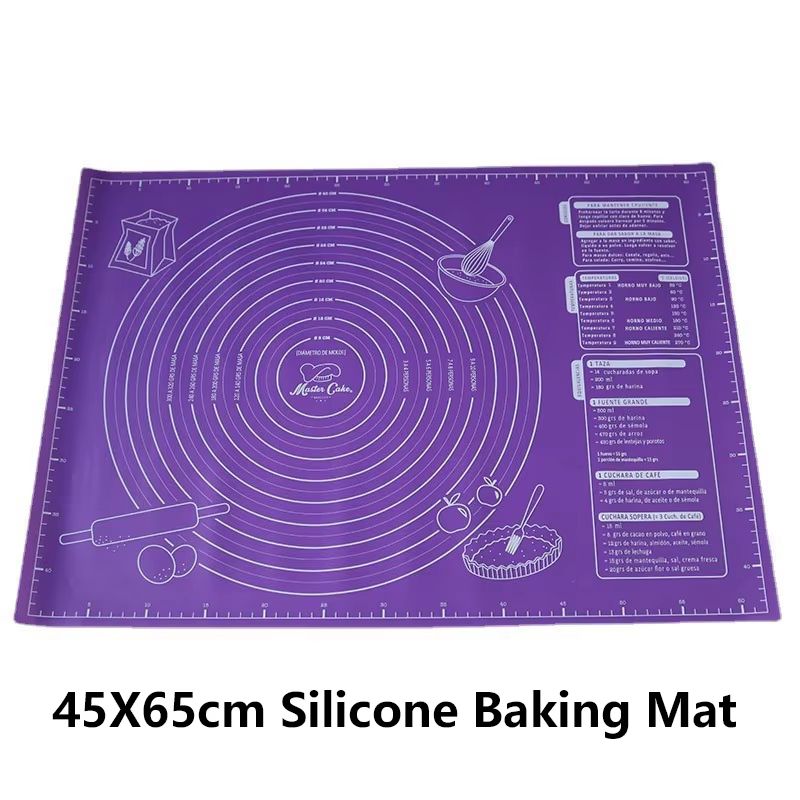 Silicone Baking Mat Dough Kneading Pad NonStick Kitchen Cooking Mat 21