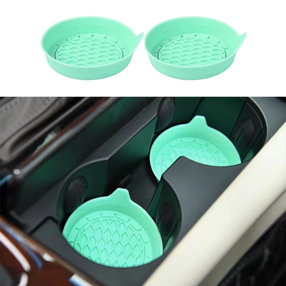 Universal Silicone Car Cup Holder Coasters NonSlip Interior Pads 24pcs 6