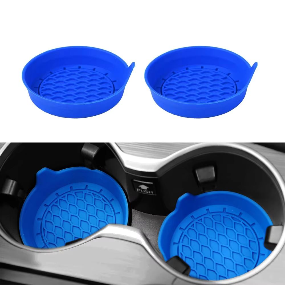 Universal Silicone Car Cup Holder Coasters NonSlip Interior Pads 24pcs 8