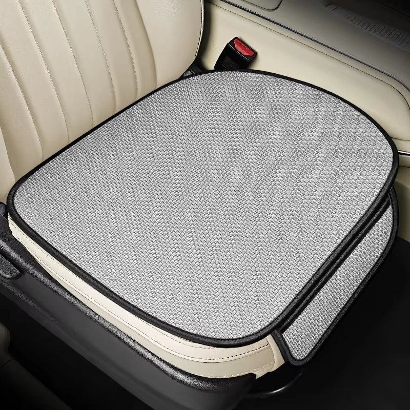 Breathable Ice Silk Car Seat Cushion NonSlip WearResistant Universal Cover 9