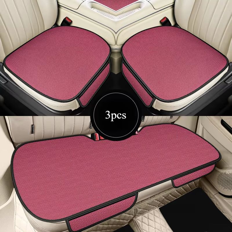 Breathable Ice Silk Car Seat Cushion NonSlip WearResistant Universal Cover 11
