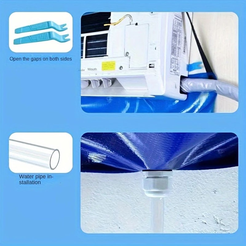 Air Conditioner Cleaning Cover Kit Waterproof Dust Protection Cleaning Tools 571011pcs 2