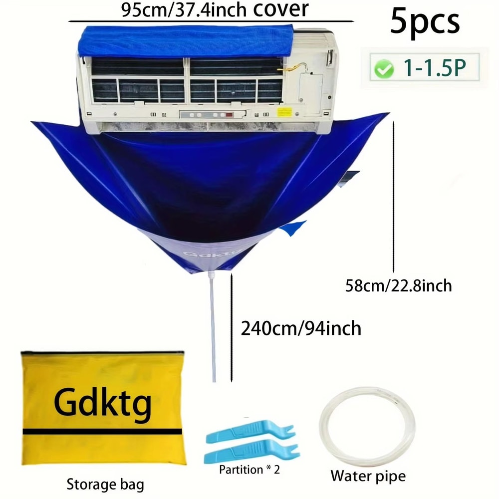 Air Conditioner Cleaning Cover Kit Waterproof Dust Protection Cleaning Tools 571011pcs 6