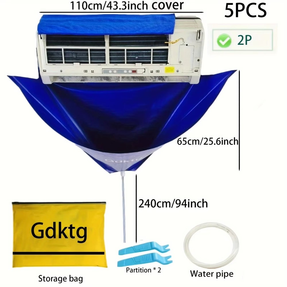 Air Conditioner Cleaning Cover Kit Waterproof Dust Protection Cleaning Tools 571011pcs 7