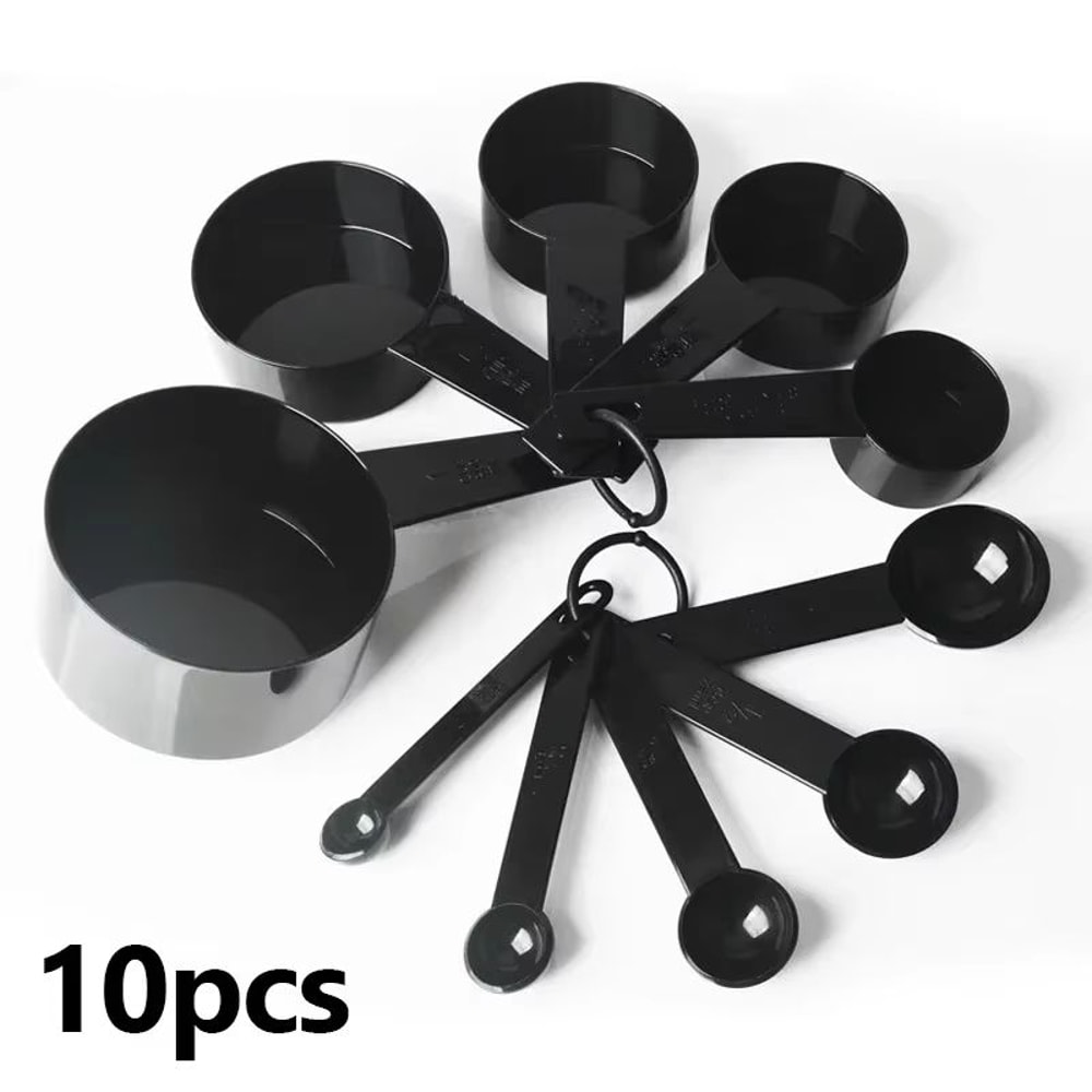 10Piece Measuring Spoons And Cups Set Kitchen Cooking And Baking Tools 7