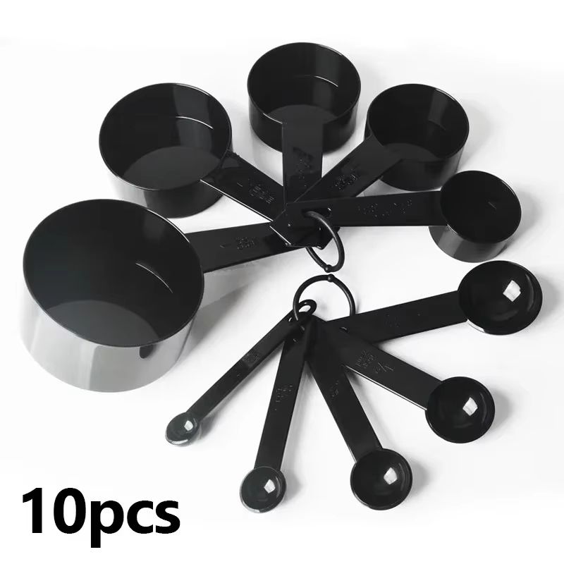 10Piece Measuring Spoons And Cups Set Kitchen Cooking And Baking Tools 7