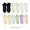 12 Pairs Womens Cotton Breathable Low Cut Mesh Socks Summer Short Socks 7