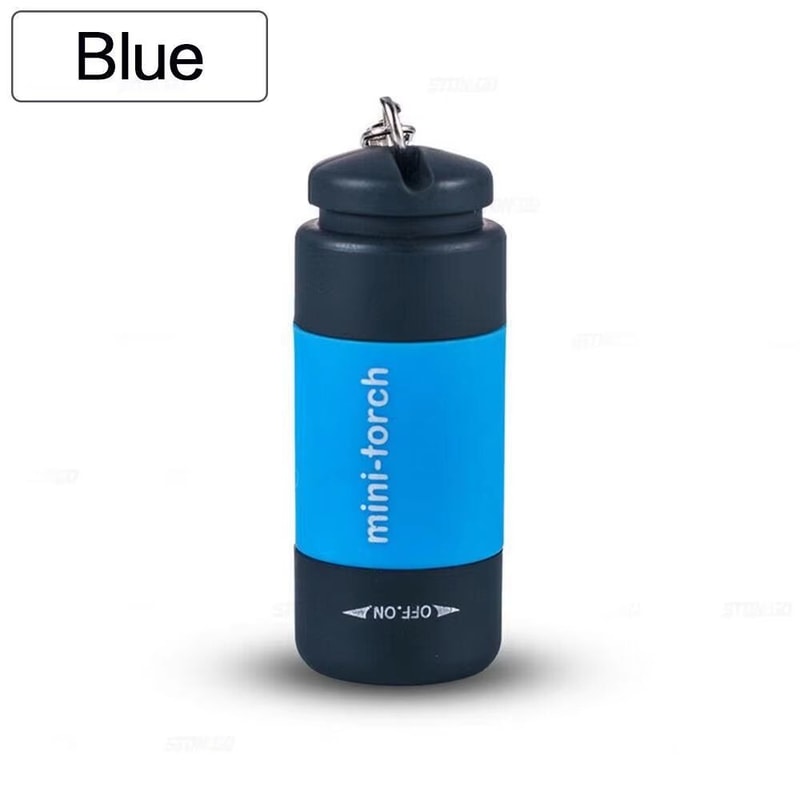 USB Rechargeable LED Pocket Keychain Flashlight Waterproof Mini Torch 10