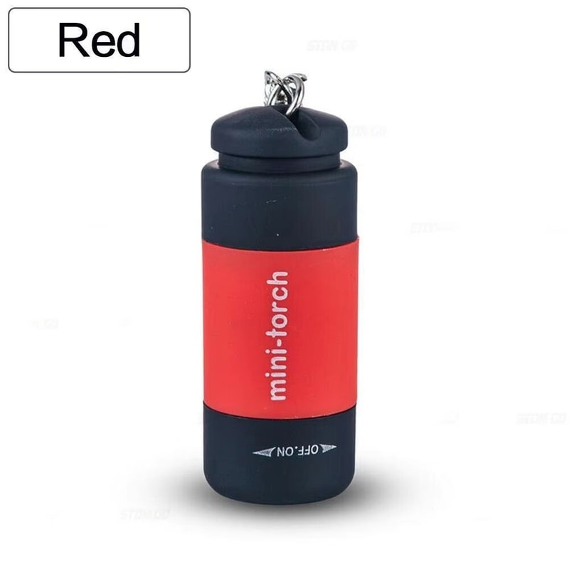USB Rechargeable LED Pocket Keychain Flashlight Waterproof Mini Torch 11