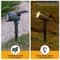 RGB Solar Spot Lights 9LED IP65 Waterproof Outdoor Landscape Lights Brightness Adjustable 3