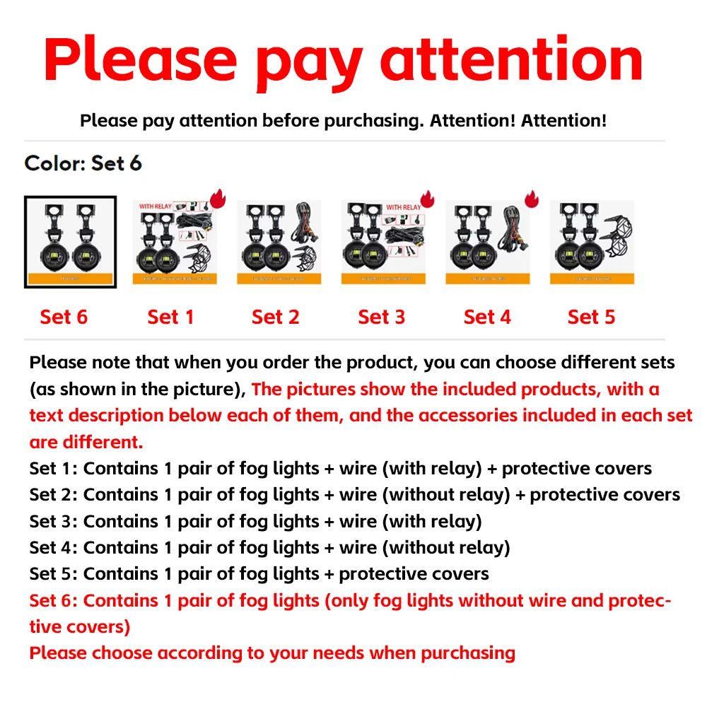 40W Motorcycle LED Fog Light Auxiliary Lights 6000K For BMW R1200GS Series 0