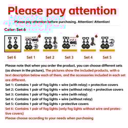 40w motorcycle led fog light auxiliary lights 6000k for bmw r1200gs series