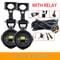 40W Motorcycle LED Fog Light Auxiliary Lights 6000K For BMW R1200GS Series 9