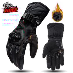 motorcycle windproof waterproof riding gloves with touchscreen functionality
