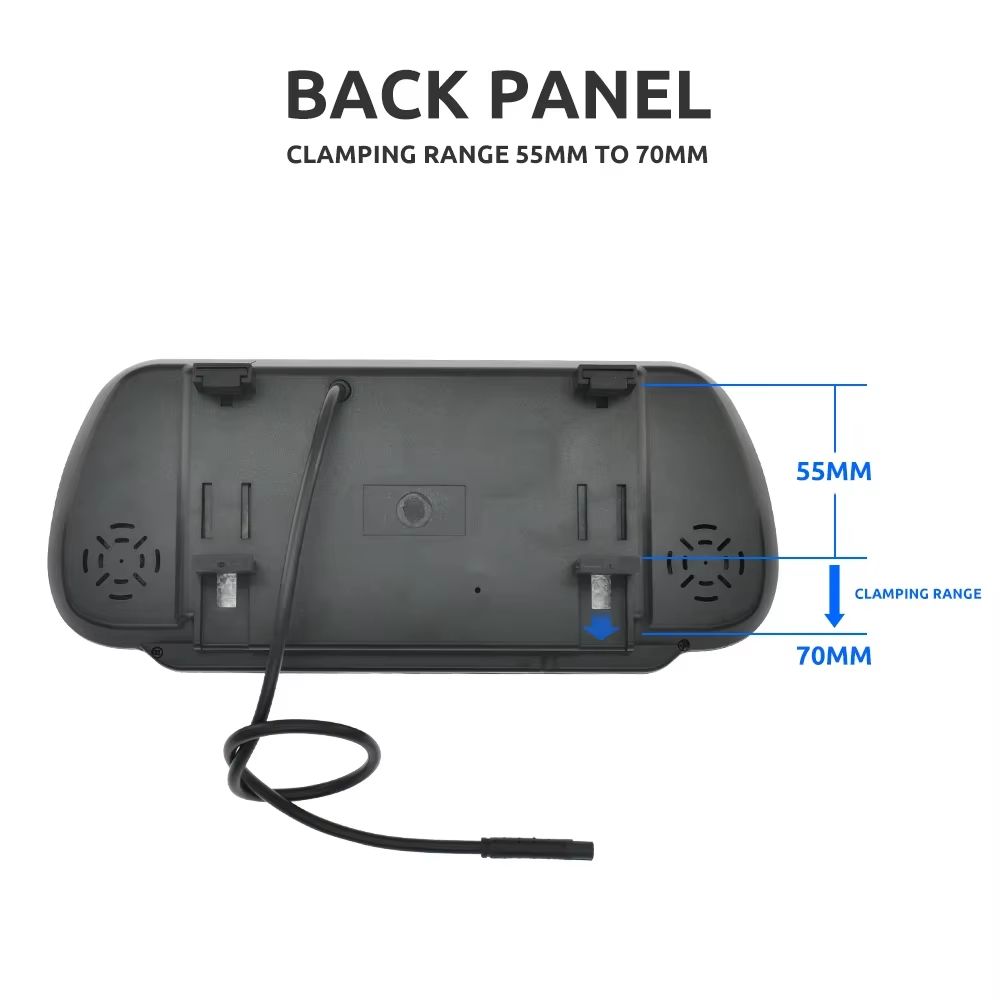 7 HD Rear View Camera System With Mirror Monitor For Universal Car Parking 1