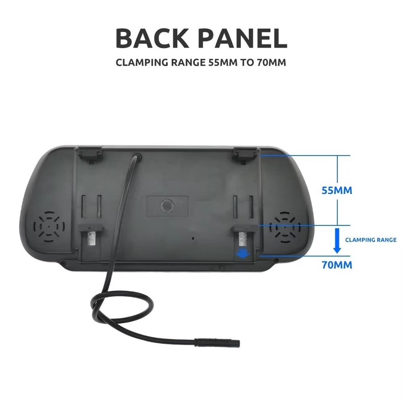 7 HD Rear View Camera System With Mirror Monitor For Universal Car Parking 1