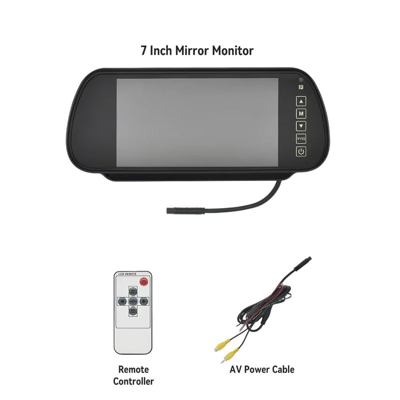 7 HD Rear View Camera System With Mirror Monitor For Universal Car Parking 6