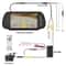 7 HD Rear View Camera System With Mirror Monitor For Universal Car Parking 7