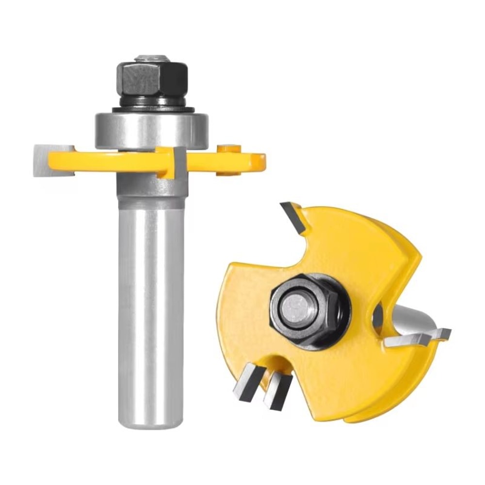 2Pcs 178in Cove Router Bit Set Woodworking Cutter For TG Assembly Face Milling 2