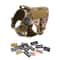 Military Tactical Dog Harness Collar Leash And Patches Set For Large Dogs 14