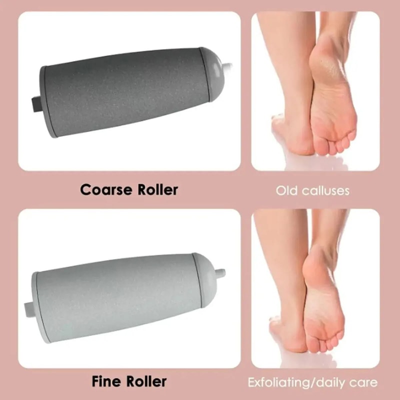 Electric Foot Grinder And Healing Tissue Remover Pink Pedicure Tool 5