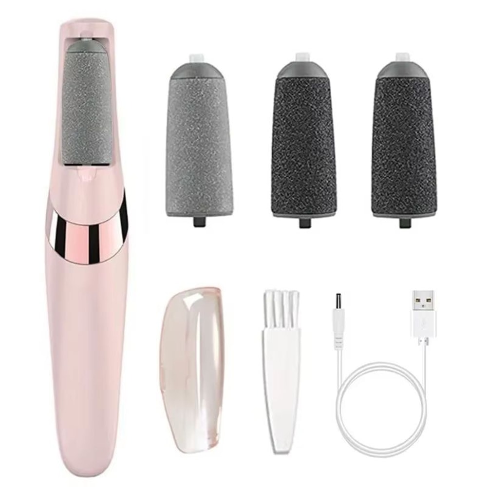 Electric Foot Grinder And Healing Tissue Remover Pink Pedicure Tool 7