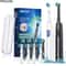 Rechargeable Rotary Electric Toothbrush For Adults With 8 Soft Brush Heads 0