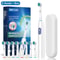 Rechargeable Rotary Electric Toothbrush For Adults With 8 Soft Brush Heads 10