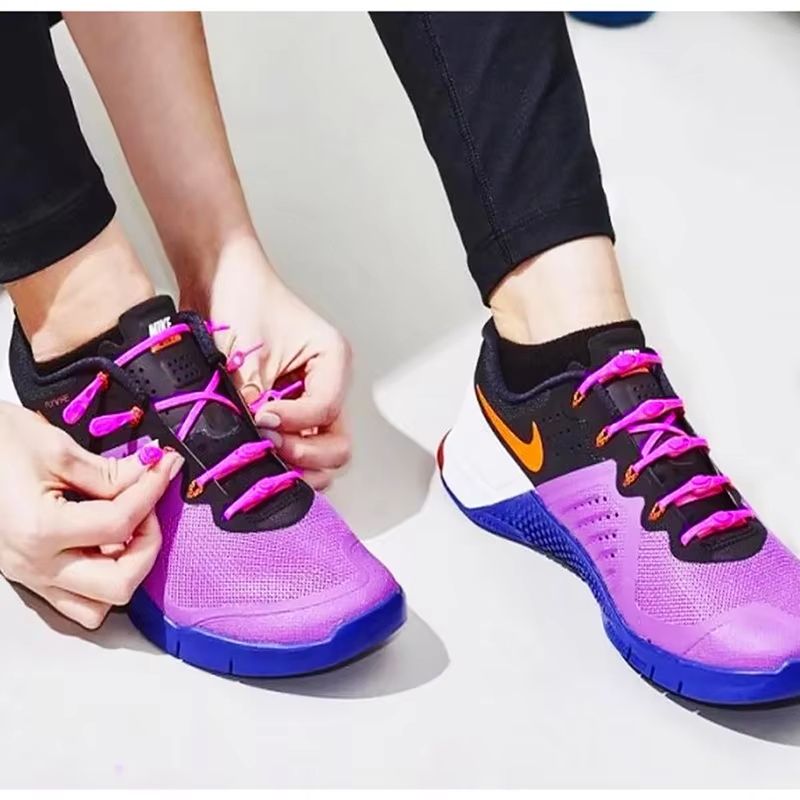 12Piece Stretch Silicone NoTie Elastic Shoelaces For Adults And Kids 4