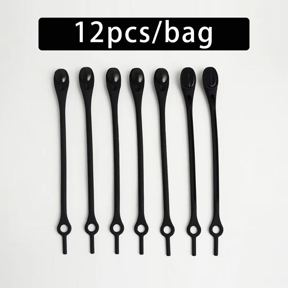 12Piece Stretch Silicone NoTie Elastic Shoelaces For Adults And Kids 7