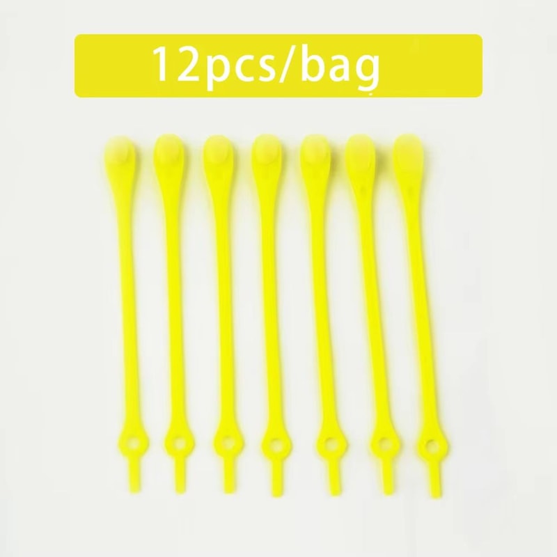 12Piece Stretch Silicone NoTie Elastic Shoelaces For Adults And Kids 16