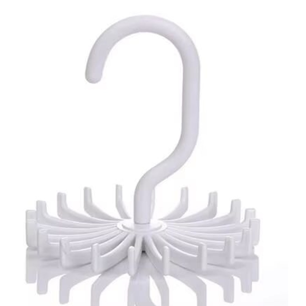 360 Rotating Tie And Scarf Organizer With 20 Claw Hooks Closet Hanger 6