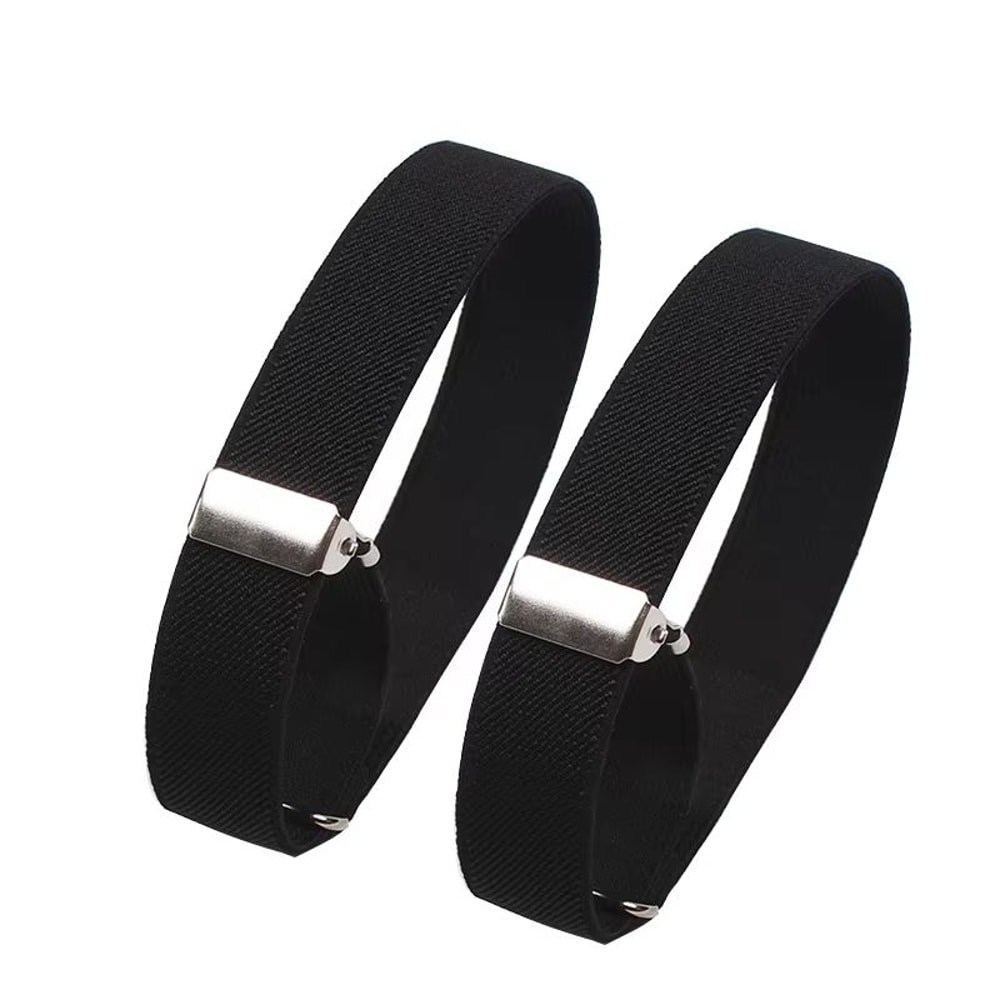 Mens And Womens Elastic Sleeve Garters Straps NonSlip Shirt Bands 8