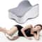 Memory Foam Leg And Knee Pillow For Side Sleeping Sciatica Back Hip Relief 0