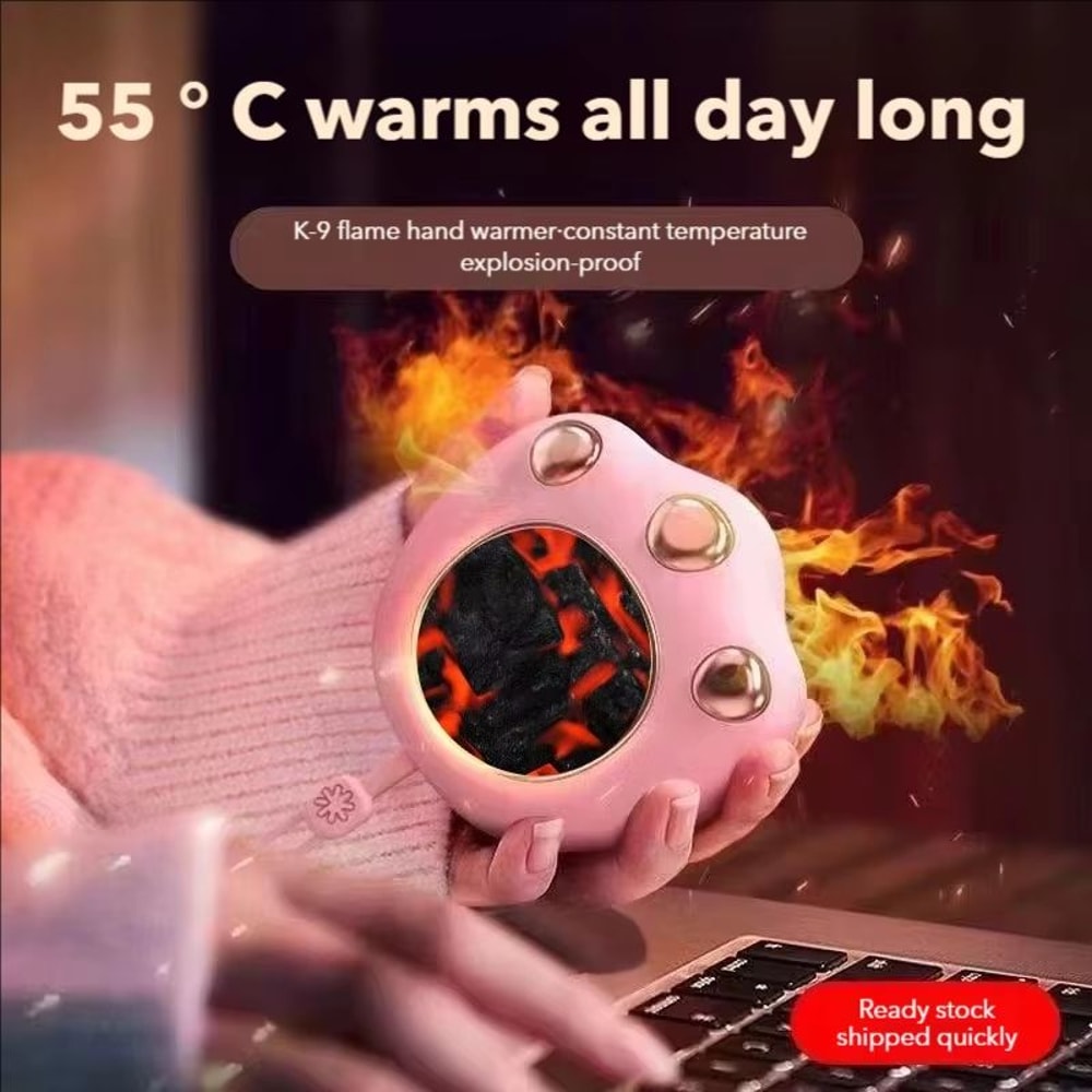 Rechargeable Electric Hand Warmers USB Pocket Heater Portable Outdoor Warm Gift 3