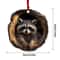 Christmas Animal Acrylic Pendant Ornaments Set Raccoon Owl Squirrel Bunny Bird 7