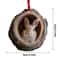 Christmas Animal Acrylic Pendant Ornaments Set Raccoon Owl Squirrel Bunny Bird 8